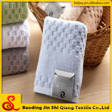 Wholesale Good Quality Dobby Solid Terry Cotton Hand Towel Set